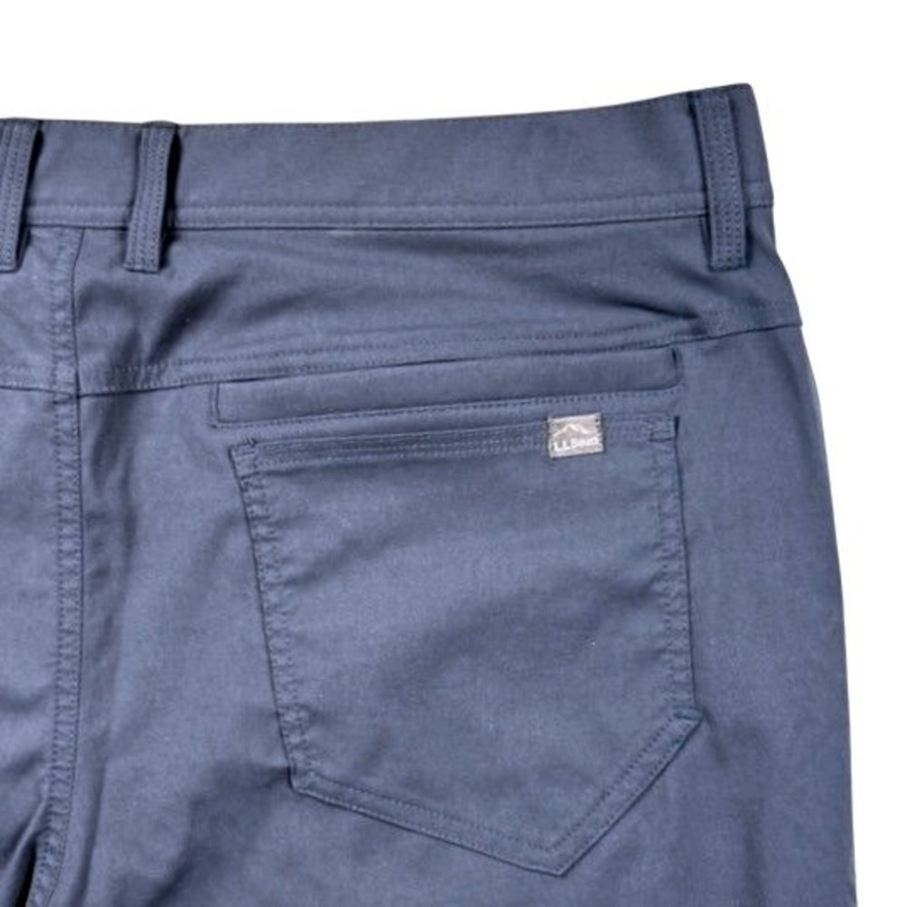 LL Bean Mens Vista Camp Pants Navy Blue Stretch Hiking Outdoor 38x30